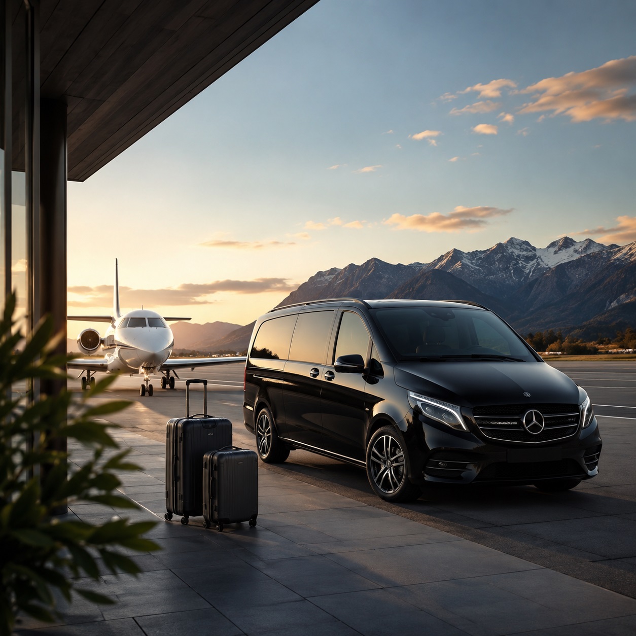 Private airport transfer vehicle, Queenstown